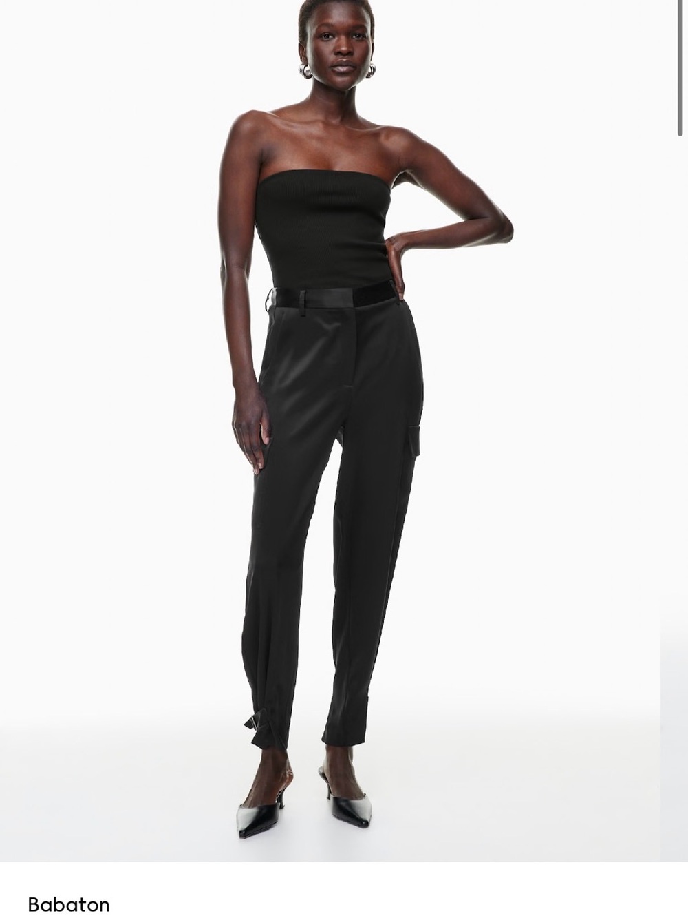 Babaton Refined Satin Cargo Pant | Aritzia
